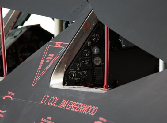 Lockheed SR71 Cockpit pictures
