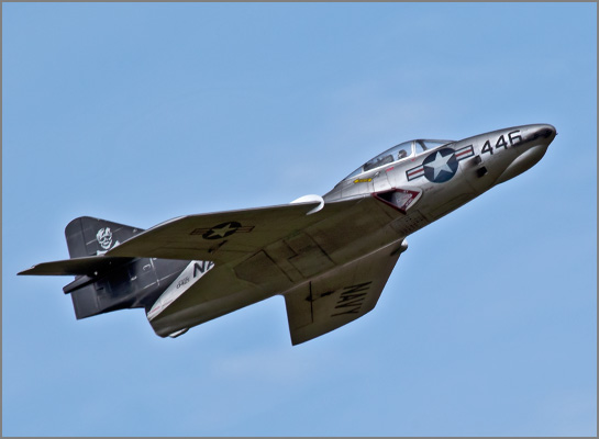 Grumman F9f Cougar jet fighter