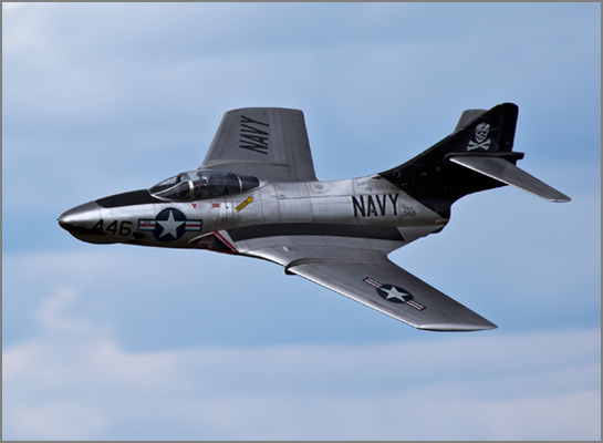 Grumman Cougar F9F flying pictures