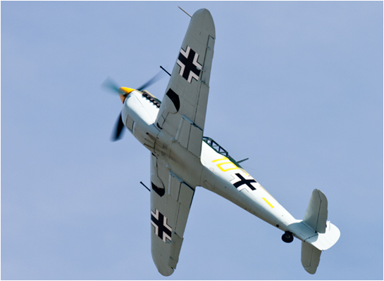 Me109 Messerschmitt German fighter plane