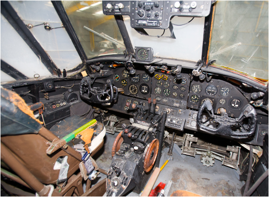 Vickers Varsity cockpit pictures