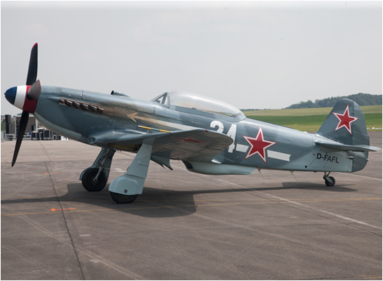 Russian fighter plane Yak 3