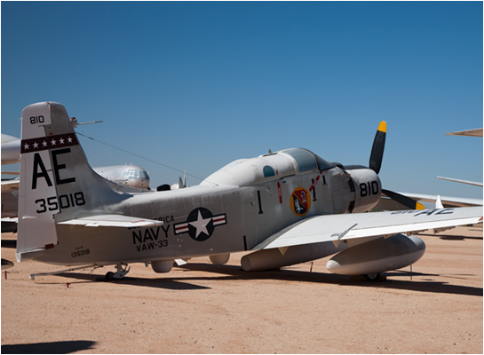 Skyraider EA1F pima pictures