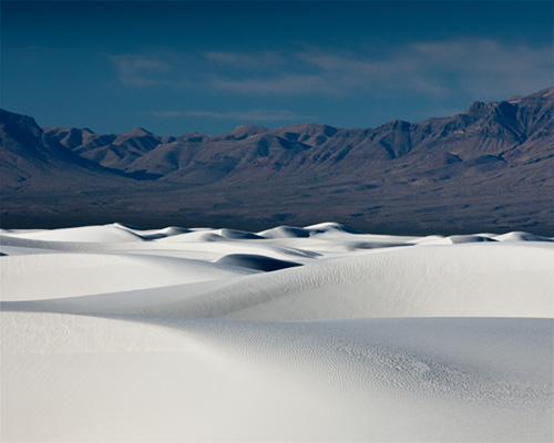 mountains white sands new mexico
